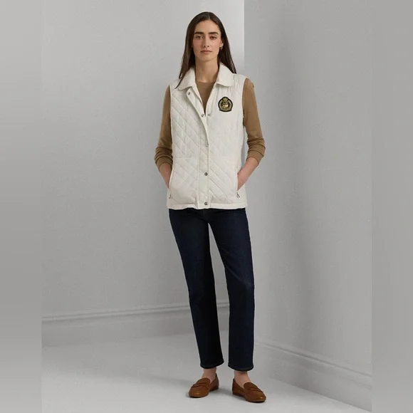 NWT Ralph Lauren Crest Patch Vest - Picture 6 of 6